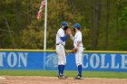 Baseball vs CGA  Wheaton College Baseball vs Coast Guard Academy during game one of the NEWMAC semi-finals playoffs. - (Photo by Keith Nordstrom) : Wheaton, baseball, NEWMAC